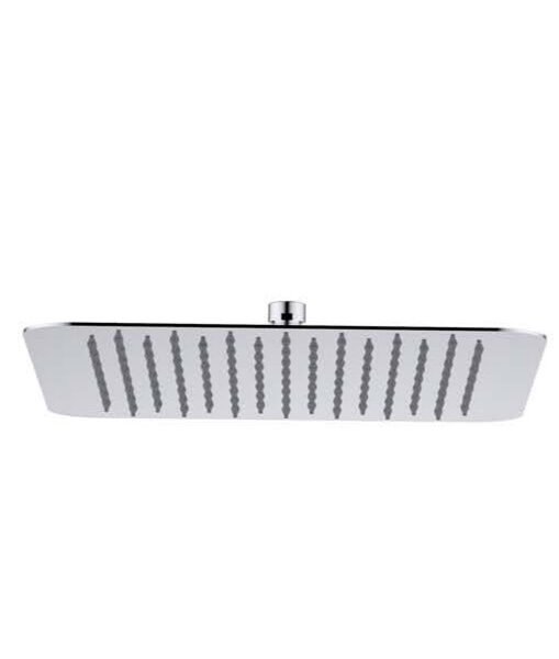 square stainless steel shower head